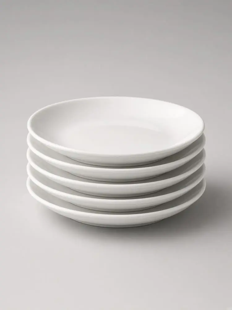 Alabaster Coupe Dessert Plate Set