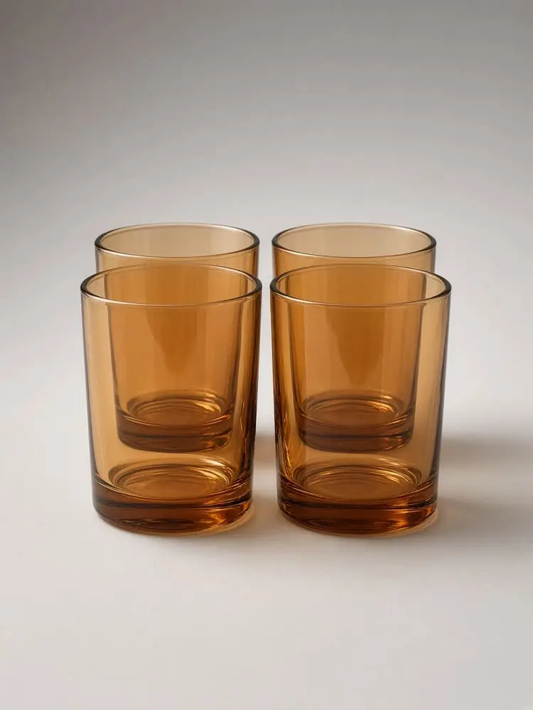 Amberglow Juice Glass Set