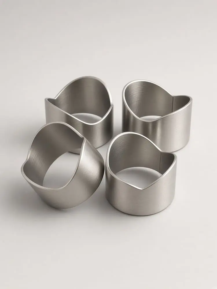 Petal Napkin Ring Set